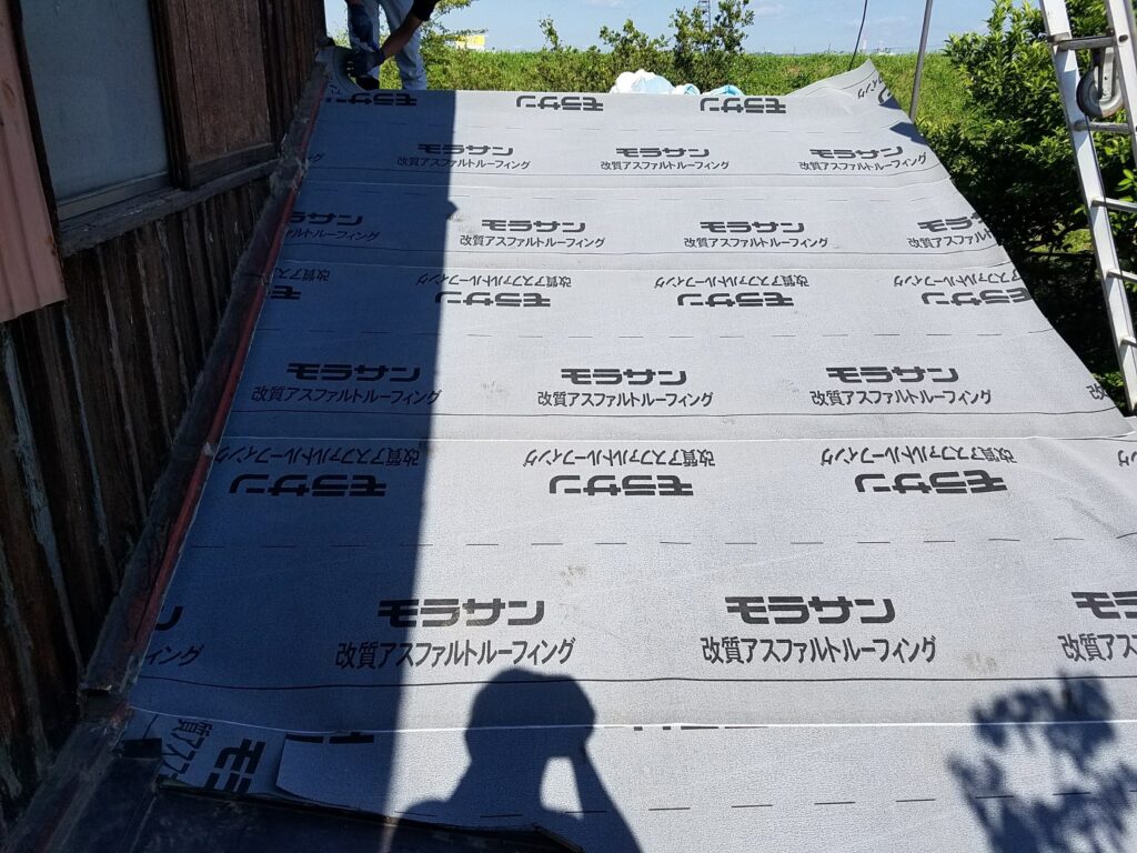 改質アスファルトルーフィング