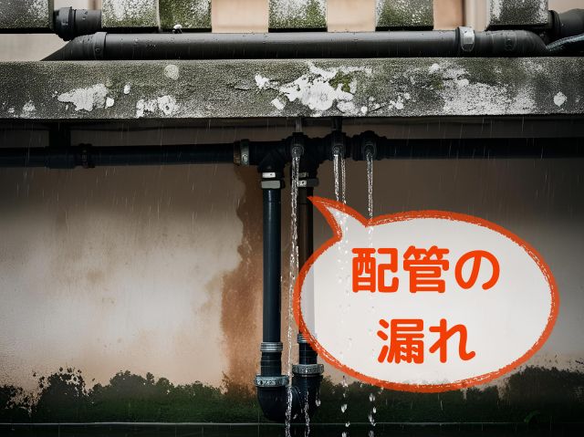 配管の漏れ